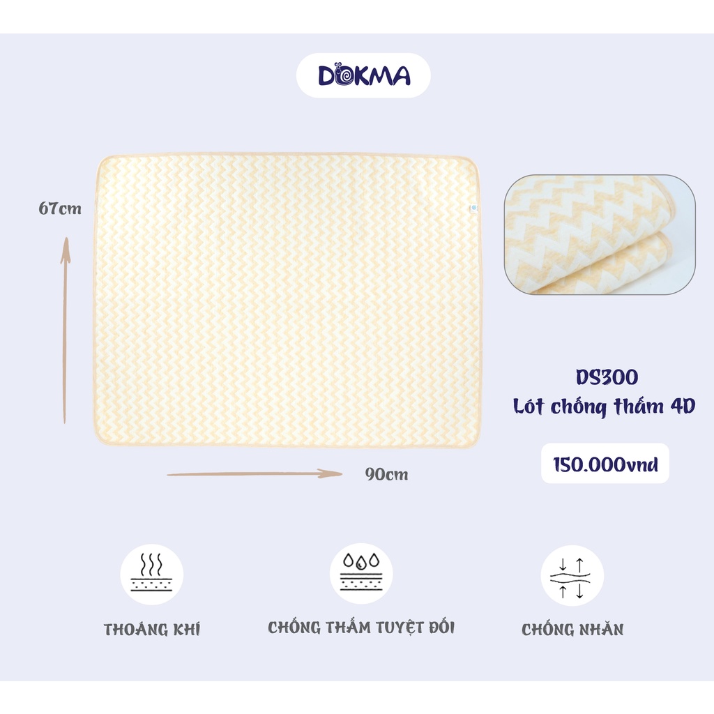 💥 Lót chống thấm cho bé cao cấp size to Dokma DS300