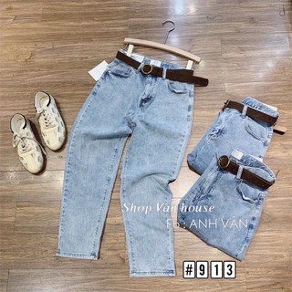 (ảnh thật+clip)quần boy jeans xanh nhạt trơn MÃ QB204