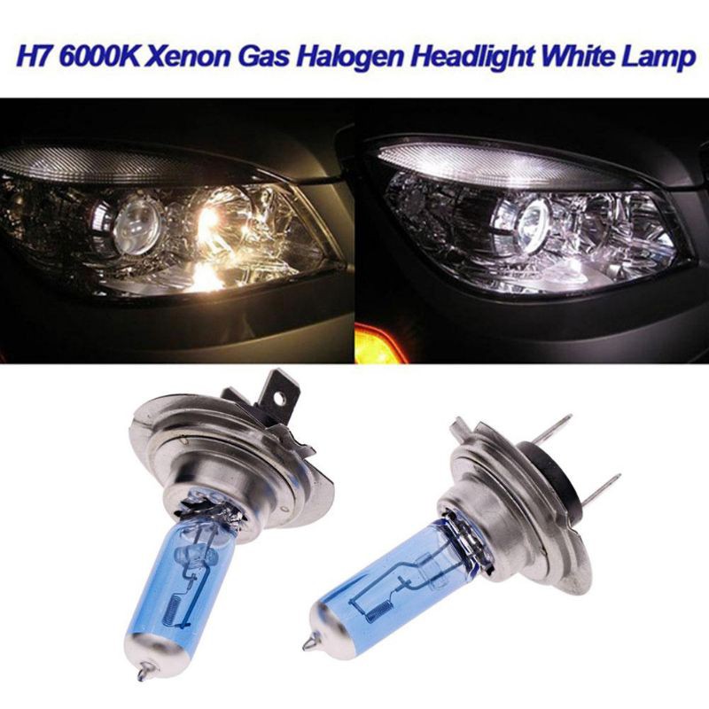 Bóng Đèn Ô Tô Xe Máy H7 Halogen Lamp Super Bright Siêu Sáng