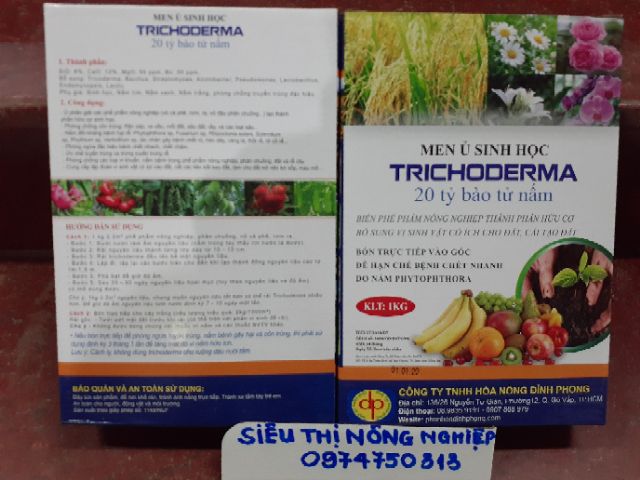 CHẾ PHẨM SINH HỌC TRICHODERMA 1KG