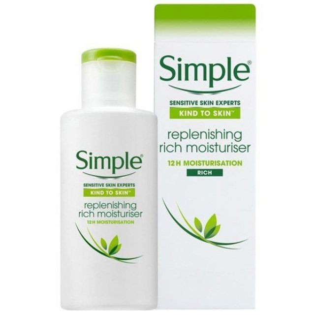 Kem Dưỡng Ẩm Simple Kind To Skin Hydrating Light Moisturiser 125ml