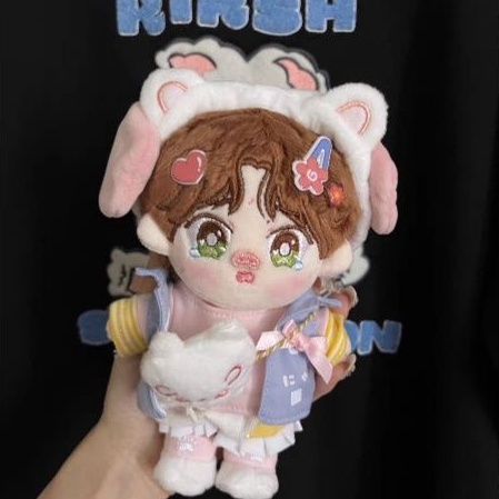 Outfit 15,20cm Set Thỏ Hồng Viên 7 Món Đáng Yêu