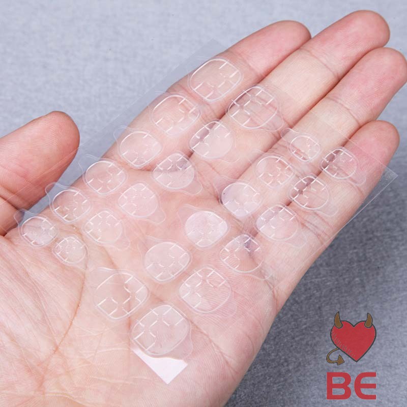 YADORNOS Keo thạch hai mặt trong suốt dùng để dán móng tay DIY thân thiện với môi trường