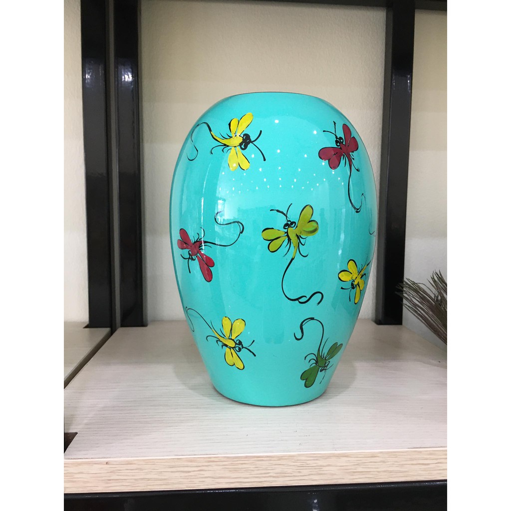 Lọ hoa sơn mài dáng xoài