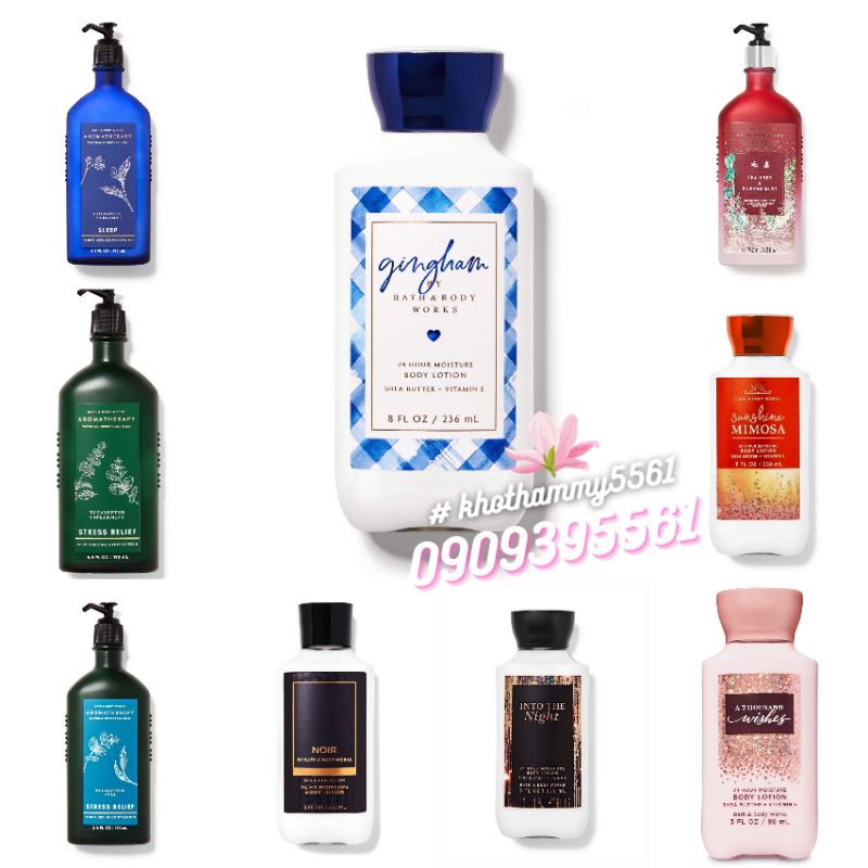 [ĐỦ MÙI] Lotion dưỡng thể Bath and Body Works