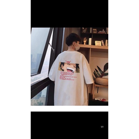 Áo thun tay lỡ mặt chữ Nhật vuông TC12