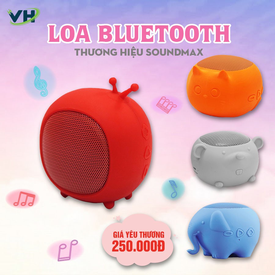 Loa Bluetooth SoundMax MB-Series - nhỏ gọn xinh - âm thanh hay