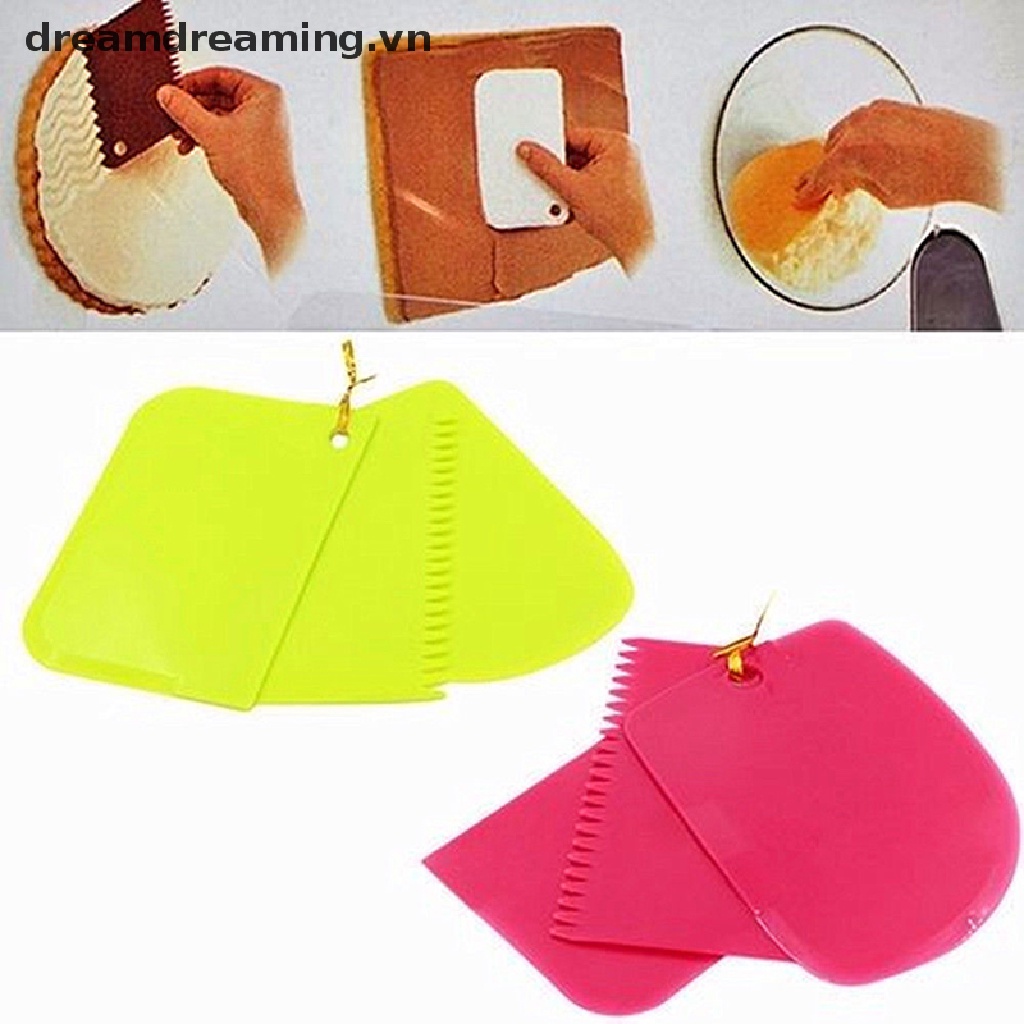 Bộ 3 Dụng Cụ Nướng Bánh Bằng Nhựa Tiện Dụng