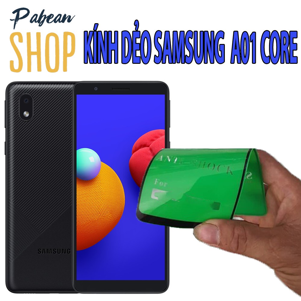 Cường lực dẻo Nano FULL MÀN 100D cho SAMSUNG A01 CORE