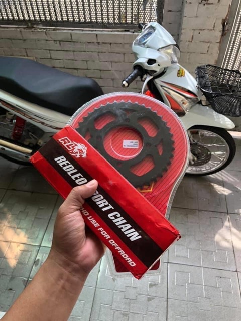 Bộ Nhông sên dĩa REDLEO Winer ,Exciter, Satria, Sonic, Wave , Dream