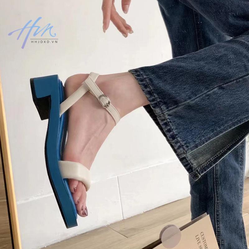 Giày Sandal Cao Gót Hở Ngón Thời Trang Mùa Hè Phong Cách Pháp Hàng Mới 2022 Dành Cho Bạn Nữ