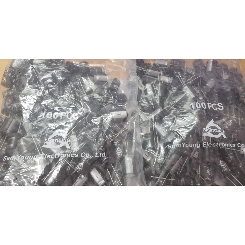 Tụ 33UF 450V 16X20 Hàn quốc SAMOYNG
