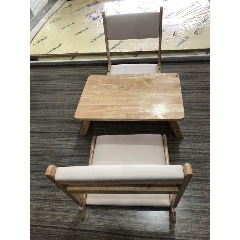 Bộ bàn ghế ngồi đất xếp gọn