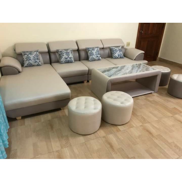 Bộ Sofa góc chữ L Adora cao cấp- Khung gỗ dầu- kháng nước cực tốt