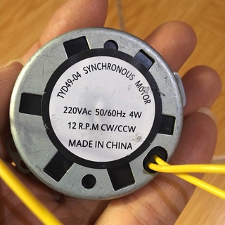 Mô tơ túp năng quạt 220v 2.5rpm 5-6rpm 12rpm 15rpm 30rpm - tự động đảo chiều - Motor Tuốc năng quạt