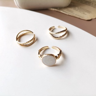 Set 3 nhẫn nữ freesize phukien.seren