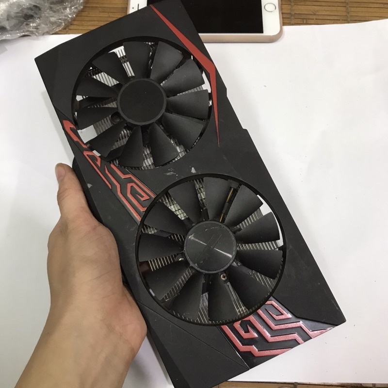 Fan tản VGA RX570 Asus hàng tháo vga