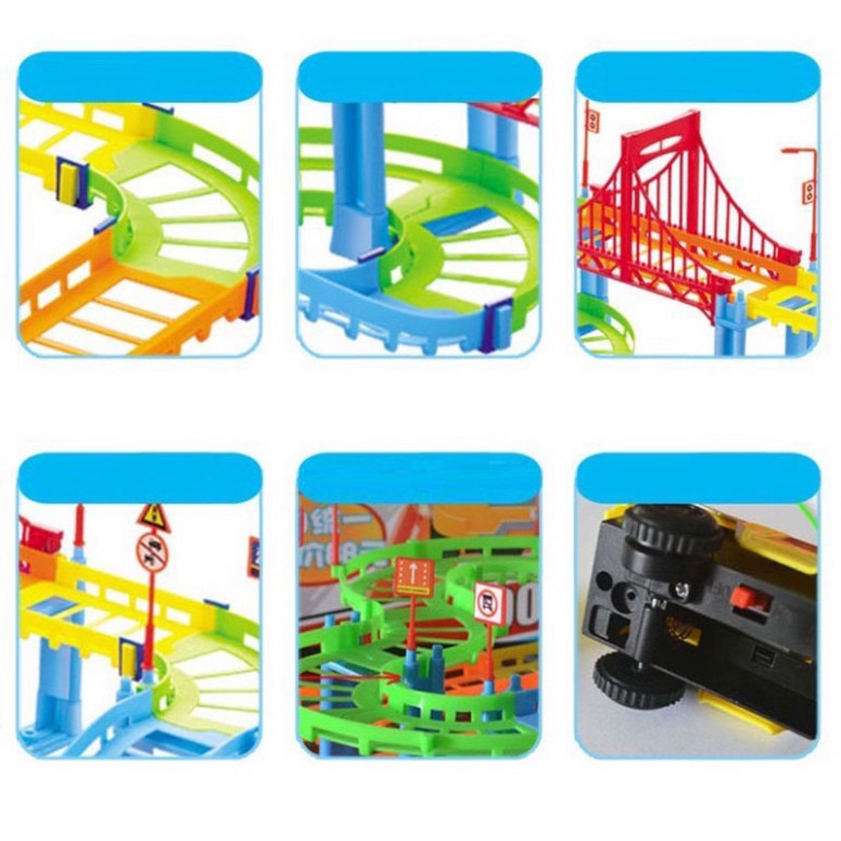 Sale Sốc Đồ Chơi Lắp Ráp Lắp Ghép Đường Đua Ô Tô Xếp Mô Hình Đường Ray Tàu Hỏa Xe Lửa, Đồ Chơi Trẻ Em Cho Bé Gái, Trai
