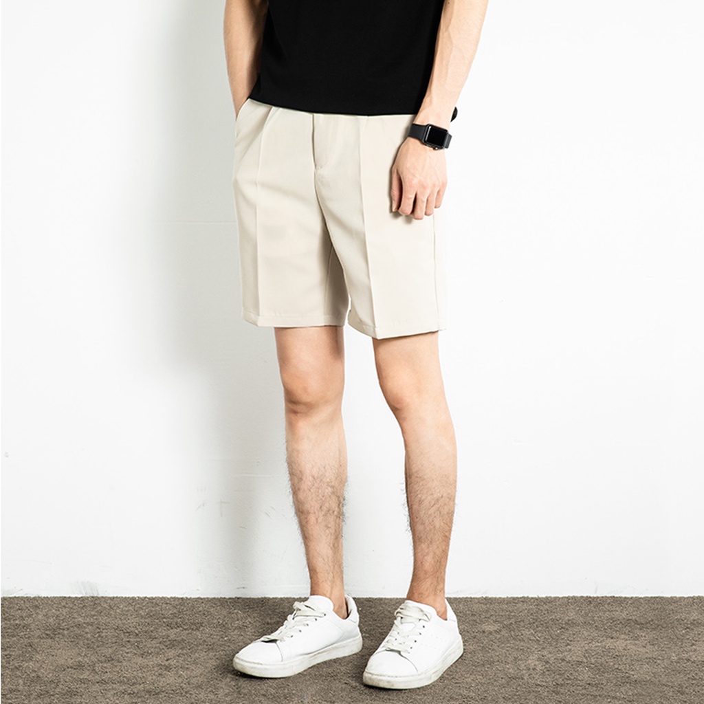 Quần short kaki nam quần đùi lửng form slim màu trơn, dễ phối đồ AUTOMAN Q17