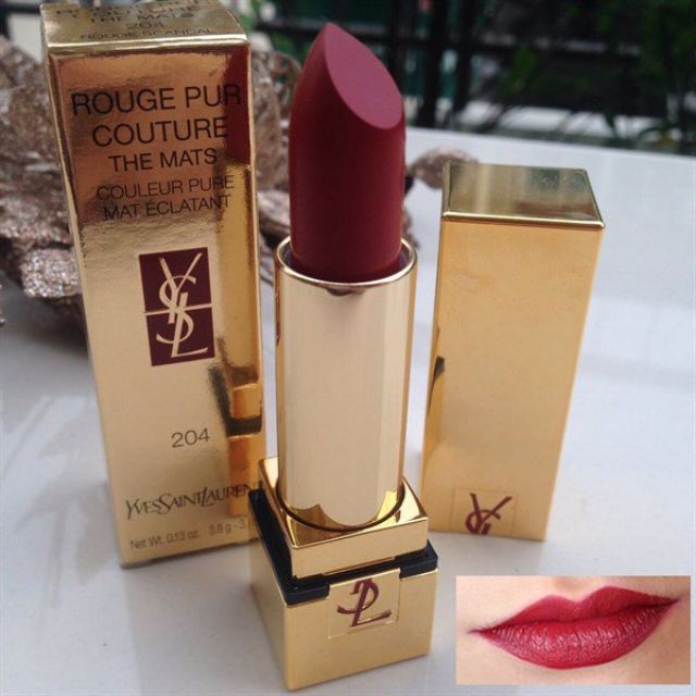 Son YSL Rouge Pur Couture The Mats màu 201 - 202 - 203 - 204 (BILL UK)