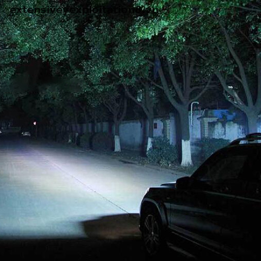 1 Đèn Pha 8 Bóng LED Siêu Sáng Chất Lượng Cao Cho Xe Hơi Xe Máy