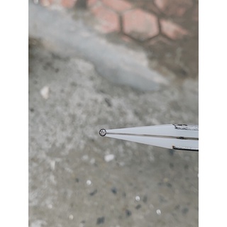 Mặt khuyên titanium đá 2.5mm