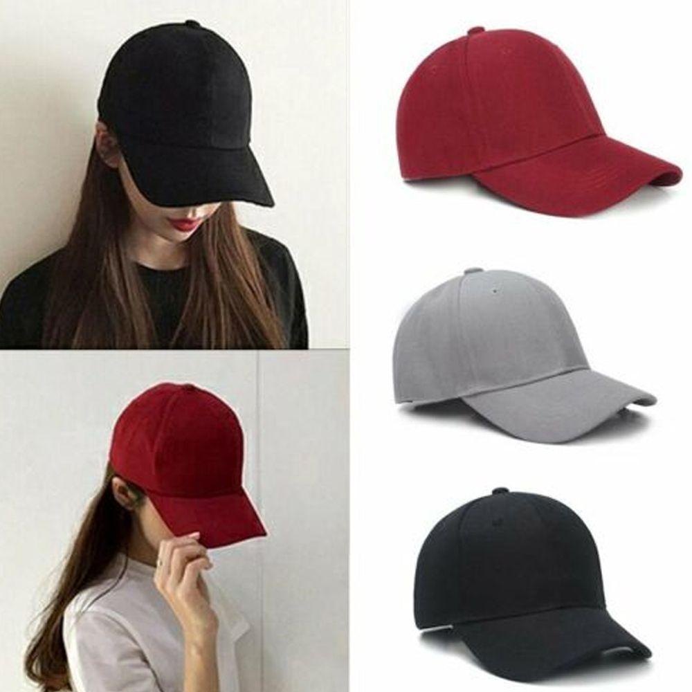 Mũ Lưỡi Trai WMES15H Chất Liệu Canvas Màu Trơn Thời Trang Cho Nữ