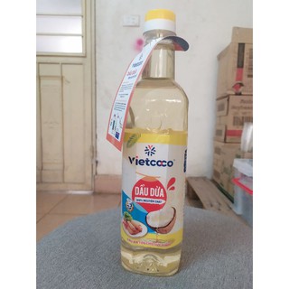Dầu dừa tinh luyện Vietcoco chai 1 lít - Dầu nấu ăn