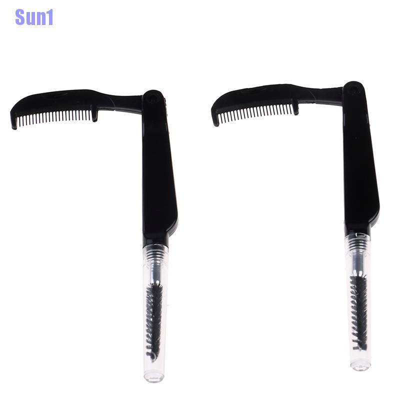 (Hàng Mới Về) Cọ Vẽ Lông Mày Gấp Gọn Nhỏ Gọn Và Tiện Lợi