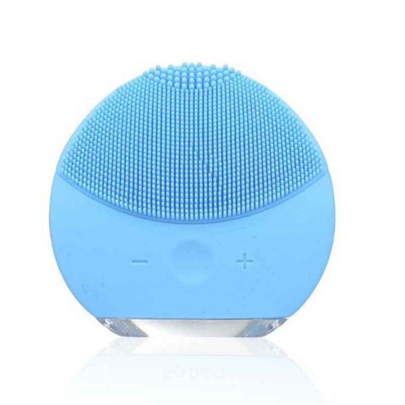 Máy rửa mặt mini FOREVER cầm tay nhỏ gọn, máy massage IMA nội địa trung đầu cọ silicon làm sạch sâu da