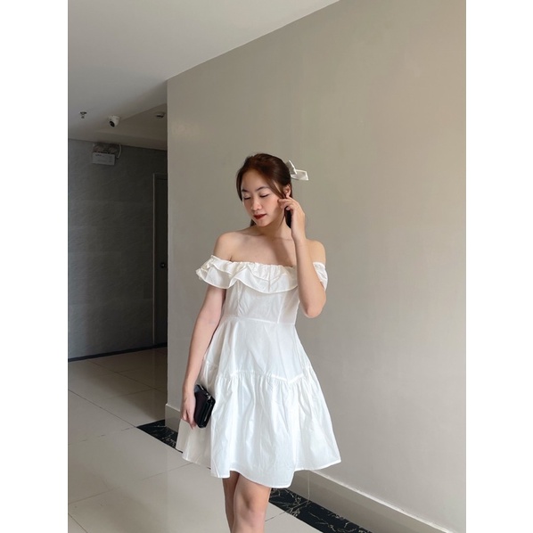 Đầm - váy trễ vai bèo thô 1304