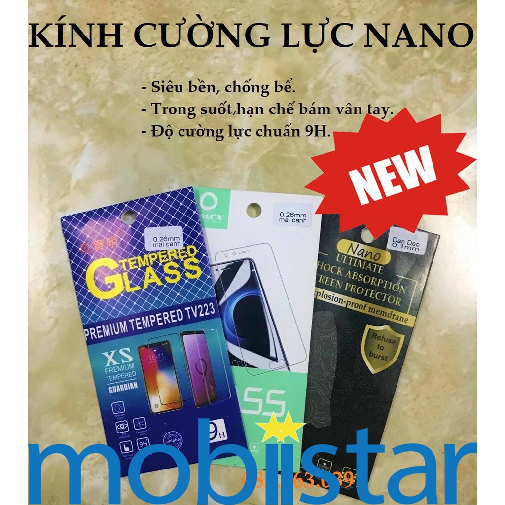 Kính cường lực nano Mobiistar Lai Z/ Lai Zoro 2