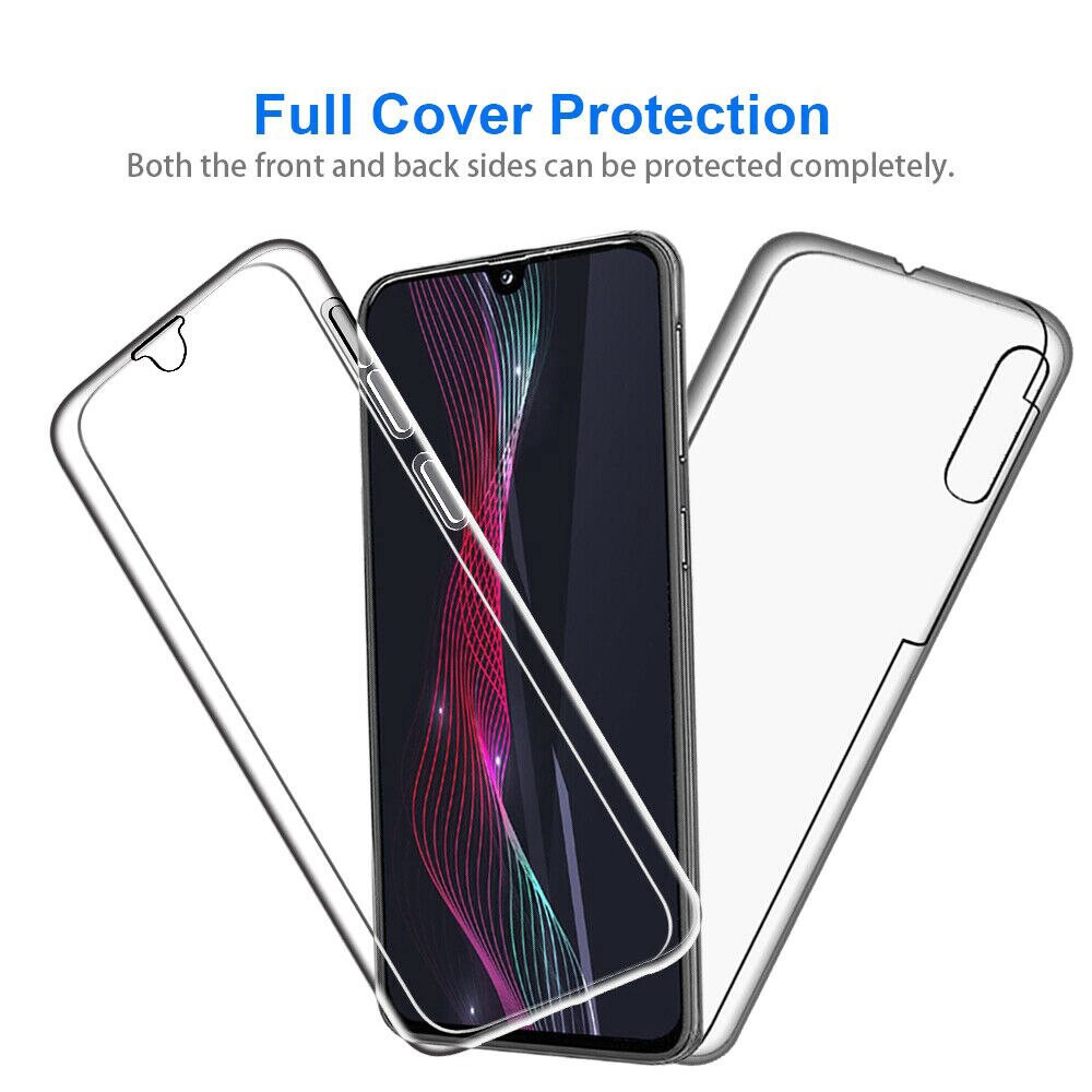 Ốp điện thoại trong suốt bảo vệ 2 mặt cho Samsung GalaxyA70 A60 A50 A50s A30s A20s A10s A80 A40 A30 A20 A10 M30 M20 M10