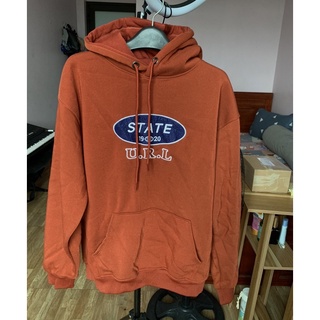 Áo hodie cam đất