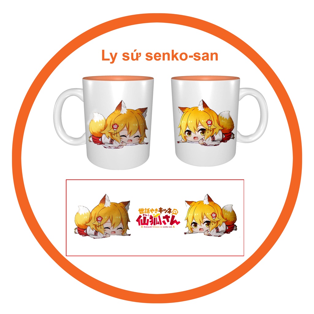 Ly sứ / cốc sứ anime Sewayaki Kitsune no Senko-san Sống cùng nàng cáo thần