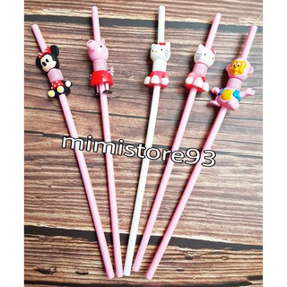 Ống hút hoạt hình dễ thương