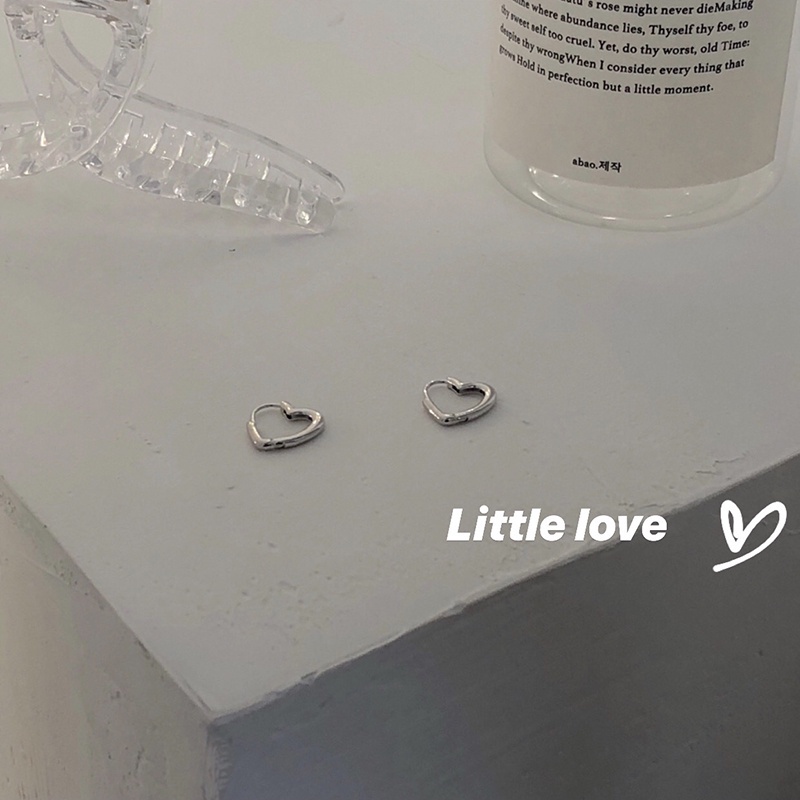 Khuyên Tai Hình Trái Tim Nhỏ Xinh Phong Cách Học Sinh 19830