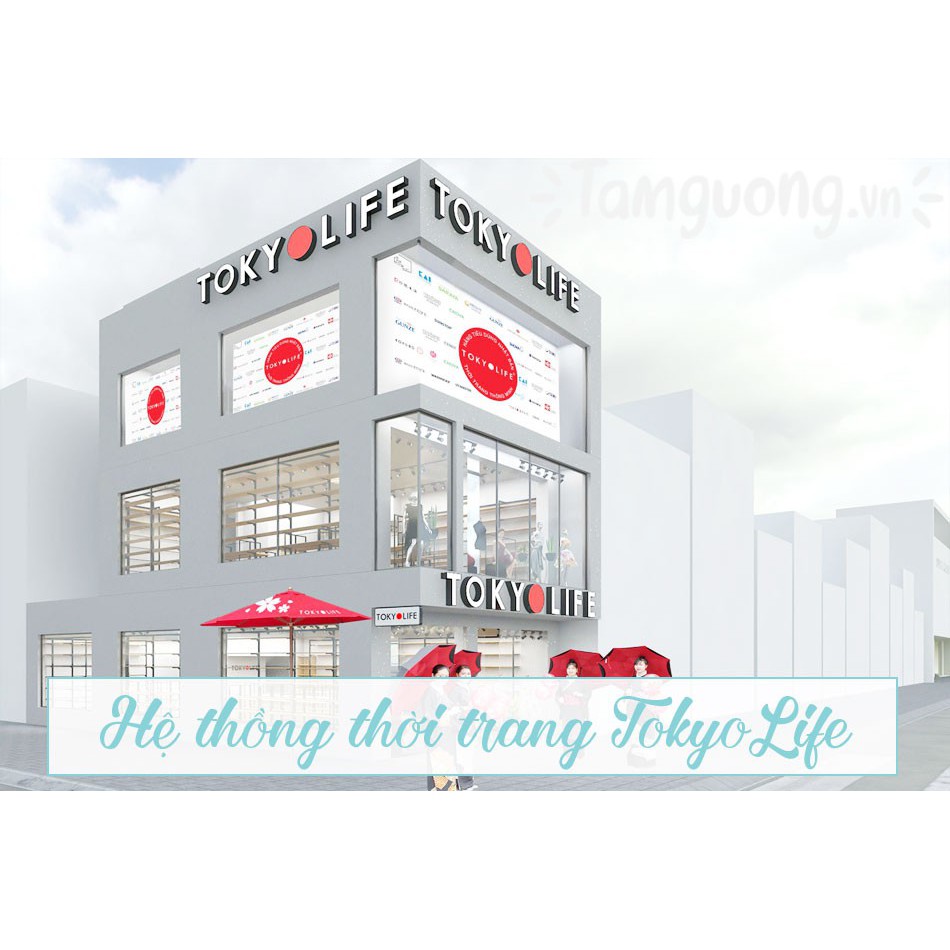 Quần short Nữ TOKYOLIFE màu đen xếp ly nhẹ nhàng E9SHP002G