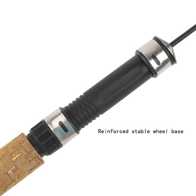 Cần câu cá mùa đông 65cm kèm tay quay cứng cáp