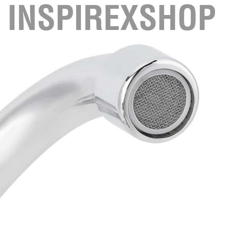 Vòi nước lạnh G1/2 gắn tường cho bồn rửa tay với thiết kế màu bạc bền bỉ