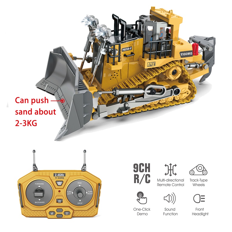 Xe ỦI ĐấT ĐiềU KhiểN Từ Xa 1: 24 RC Cho Trẻ Em 4-15 TuổI