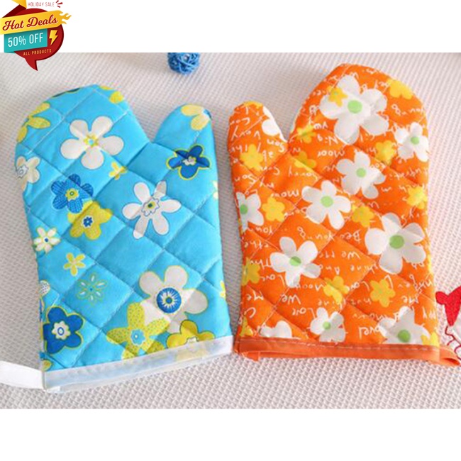 Găng Tay Cách Nhiệt Bằng Cotton Dùng Trong Nhà Bếp