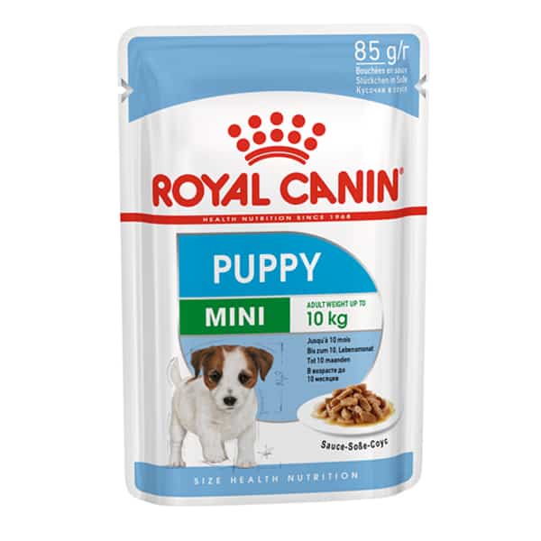 Pate cho chó con Royal Canin Mini Puppy và Adult 85g tăng cường sức đề kháng