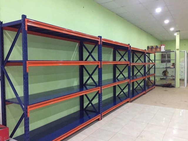 Kệ để hàng trong kho hạng nặng Cao 2m dài 1m6 rộng 60cm