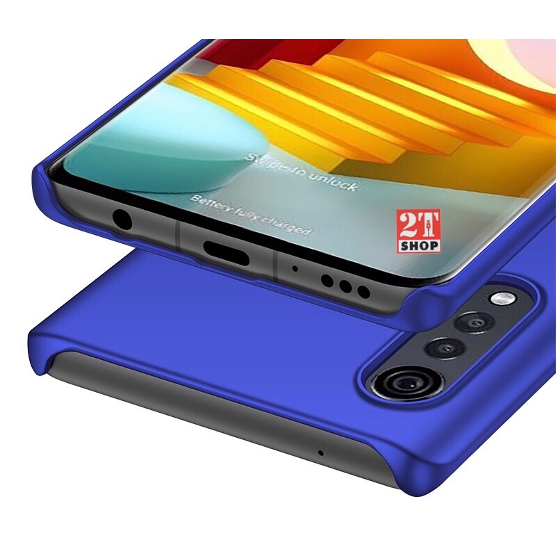 ỐP LƯNG NHỰA CỨNG, MÀU TRƠN DÀNH CHO LG VELVET BẢN HÀN/ QUỐC TẾ