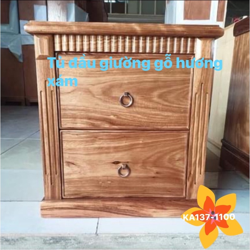 )Rẻ) Tủ đầu giường gỗ hương bền đẹp bảo hành 5năm