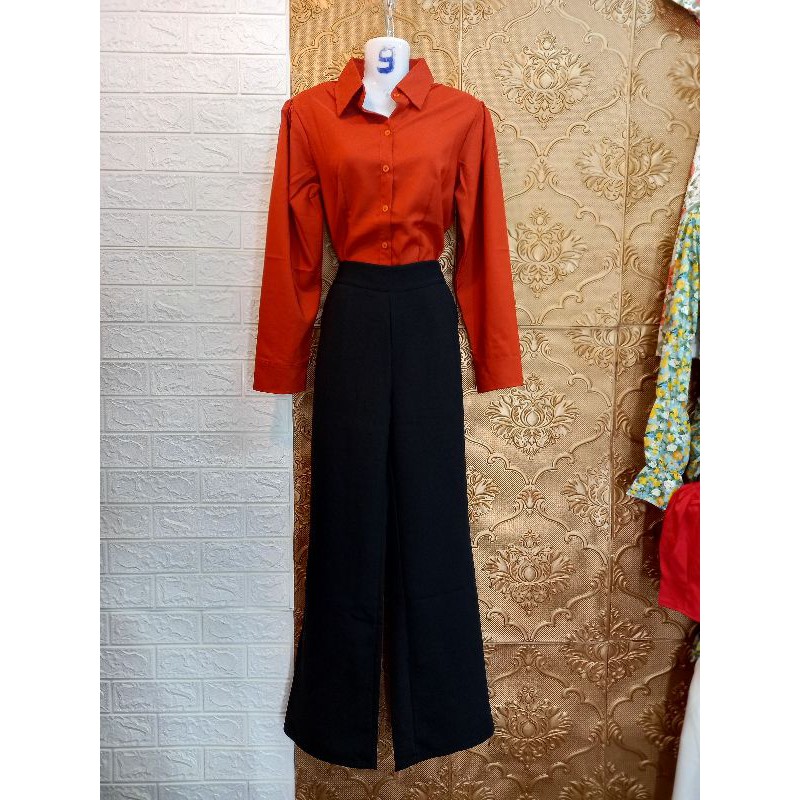 Quần tây lưng cao ống suông | BigBuy360 - bigbuy360.vn