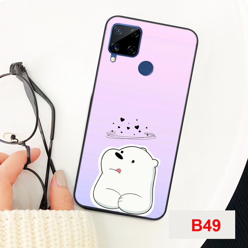 ÔP LƯNG OPPO REALME C11/C12/C15 HÌNH CHÚ GẤU BEER CỰC HOT 2021