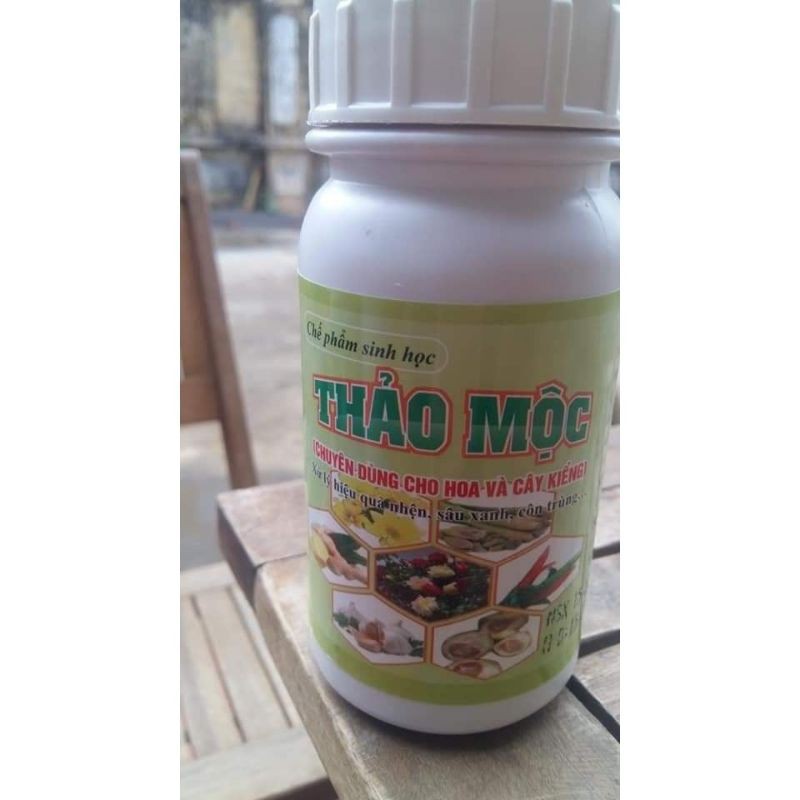 Chế phẩm sinh học trừ nhện, trĩ, sâu hại cây trồng an toàn, hiệu quả_Thảo Mộc 500ml