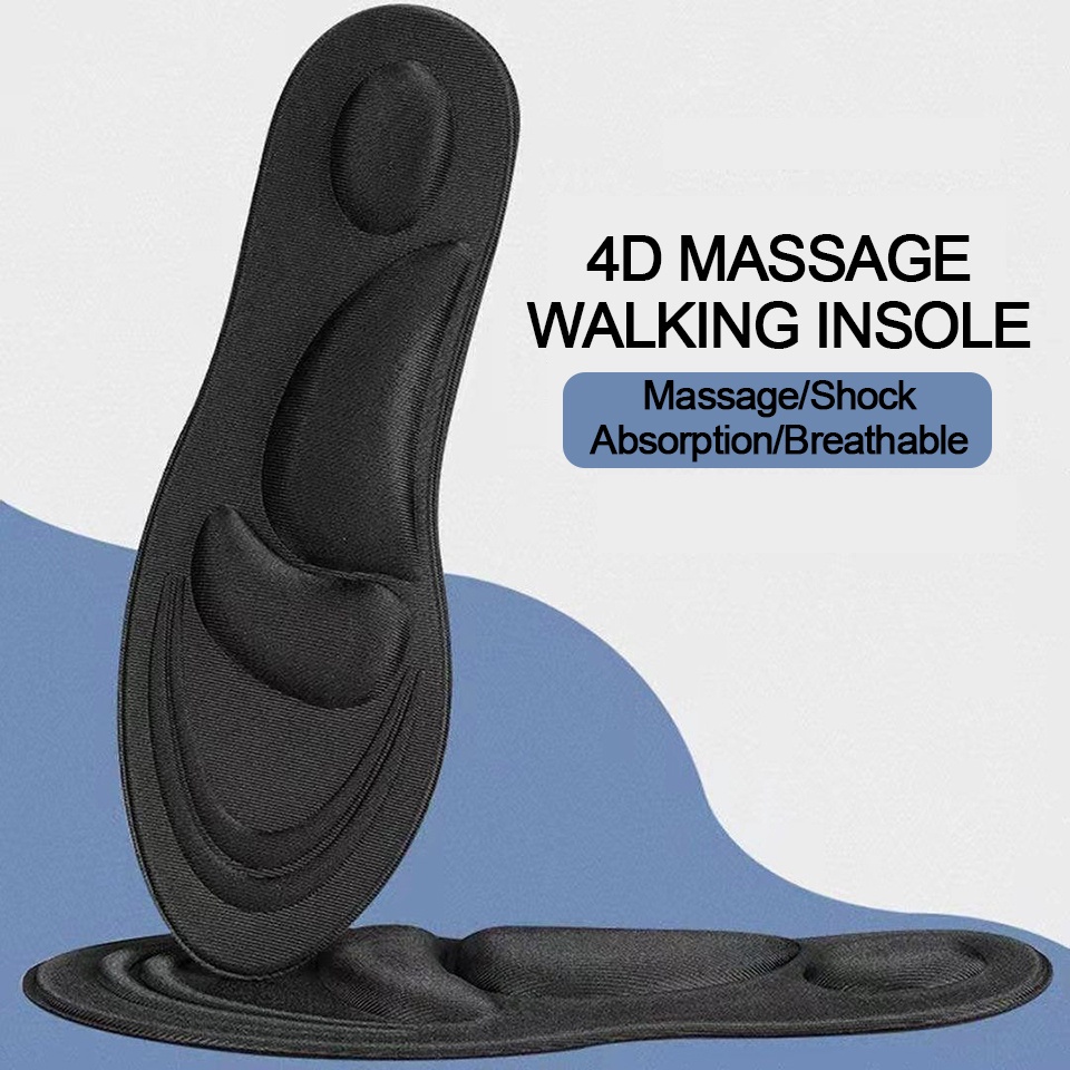 Miếng lót giày thể thao DAYSELECT 4D thoáng khí thấm hút mồ hôi chống mùi hôi